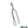 SPERONI DRESSAGE INOX CON ROTELLA GAMBO MM 35