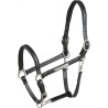 Capezza in pelle "GROOMING”  con targa LEATHER HEADCOLLAR