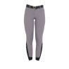 PANTALONI DONNA ESTIVI SLIM FIT IN TESSUTO TECNICO BIELASTICO colore grigio