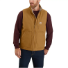 Carhartt® Smanicato Mock-Neck Vest Loose Fit V33 Brown UOMO