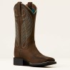 Stivali Western ARIAT Round Up Wide Square Toe POWDER BROWN