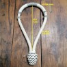 BOSAL IN RAWHIDE 5/8" Buckaroo Braiding